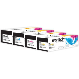 Pack 4 toners pour équivalent CF380X, CF381A, CF382A, CF383A
