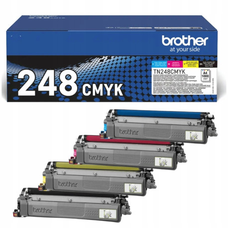 Pack 2 cartouches pour imprimante Brother équivalent TN-248VAL