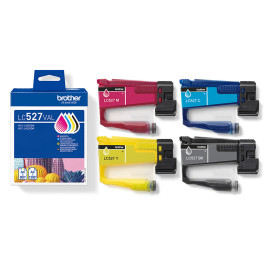Cartouche noir, cyan, magenta, jaune Brother LC527VAL