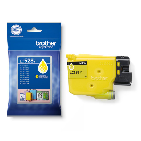Cartouche jaune Brother LC528Y