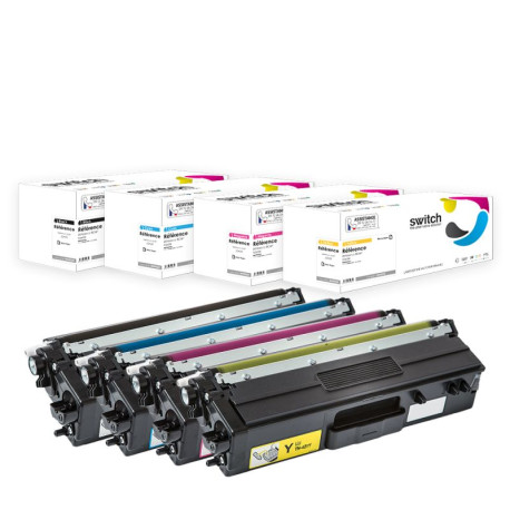 Pack 4 cartouches pour imprimante Brother équivalent TN-423